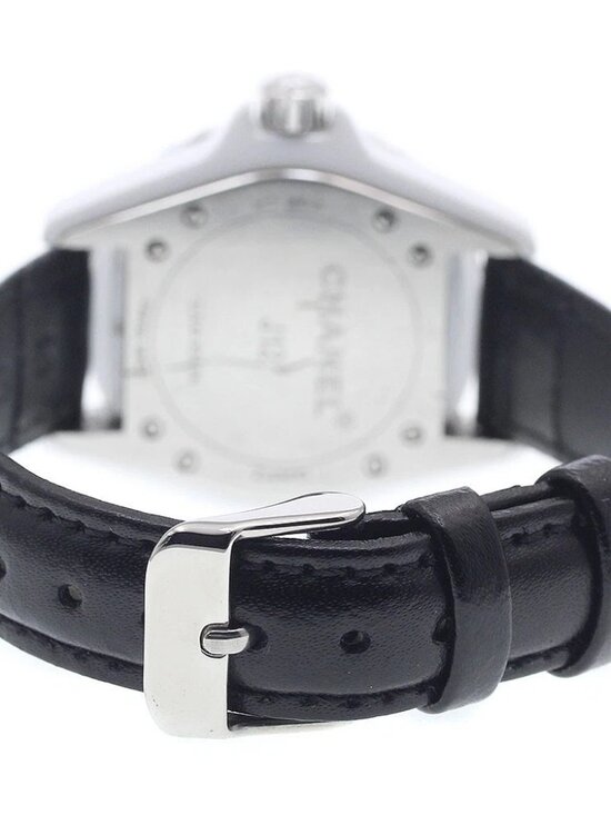 CHANEL J12 H1628 White ceramic 12P diamond white Dial Quartz Ladies Watch_938318 main image 5